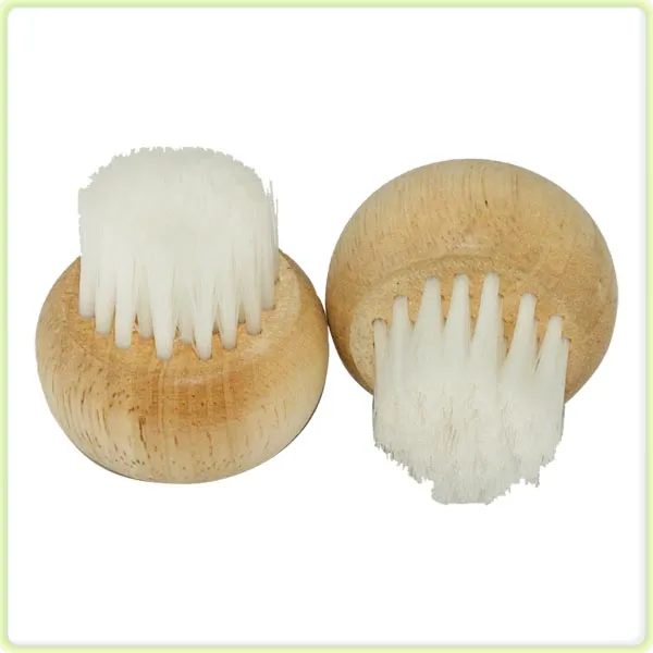 橡膠木 PVC 蘑菇刷｜O905－菇類表面泥土與細屑的乾式清潔的台灣毛刷代工產品圖